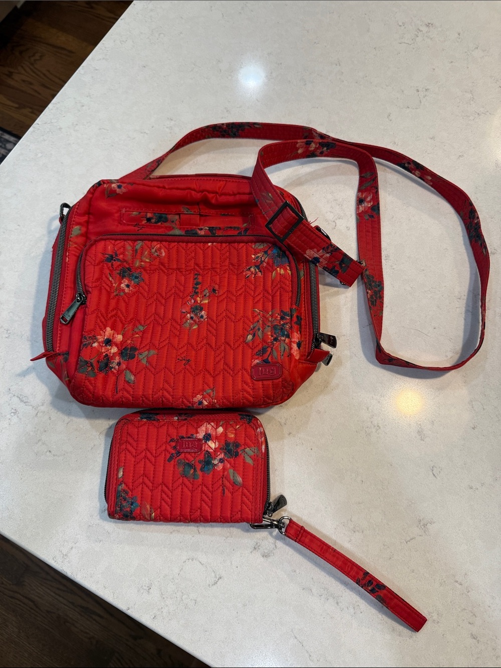 Lug Ranger 2 Crossbody Bag with Lug Rodeo Compact RFID Wristlet